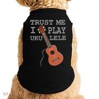 Trust Me I Play Ukulele Doggie Tank thumb 0