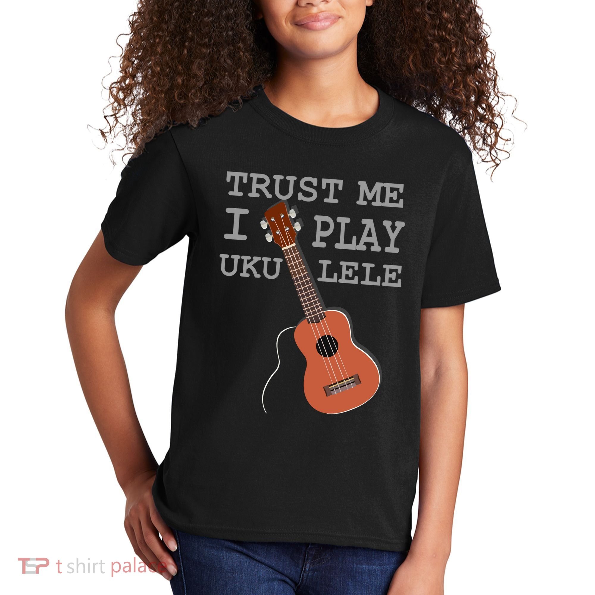 Trust Me I Play Ukulele Kids T-Shirt