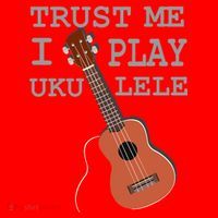 Trust Me I Play Ukulele Santa Hat thumb 1