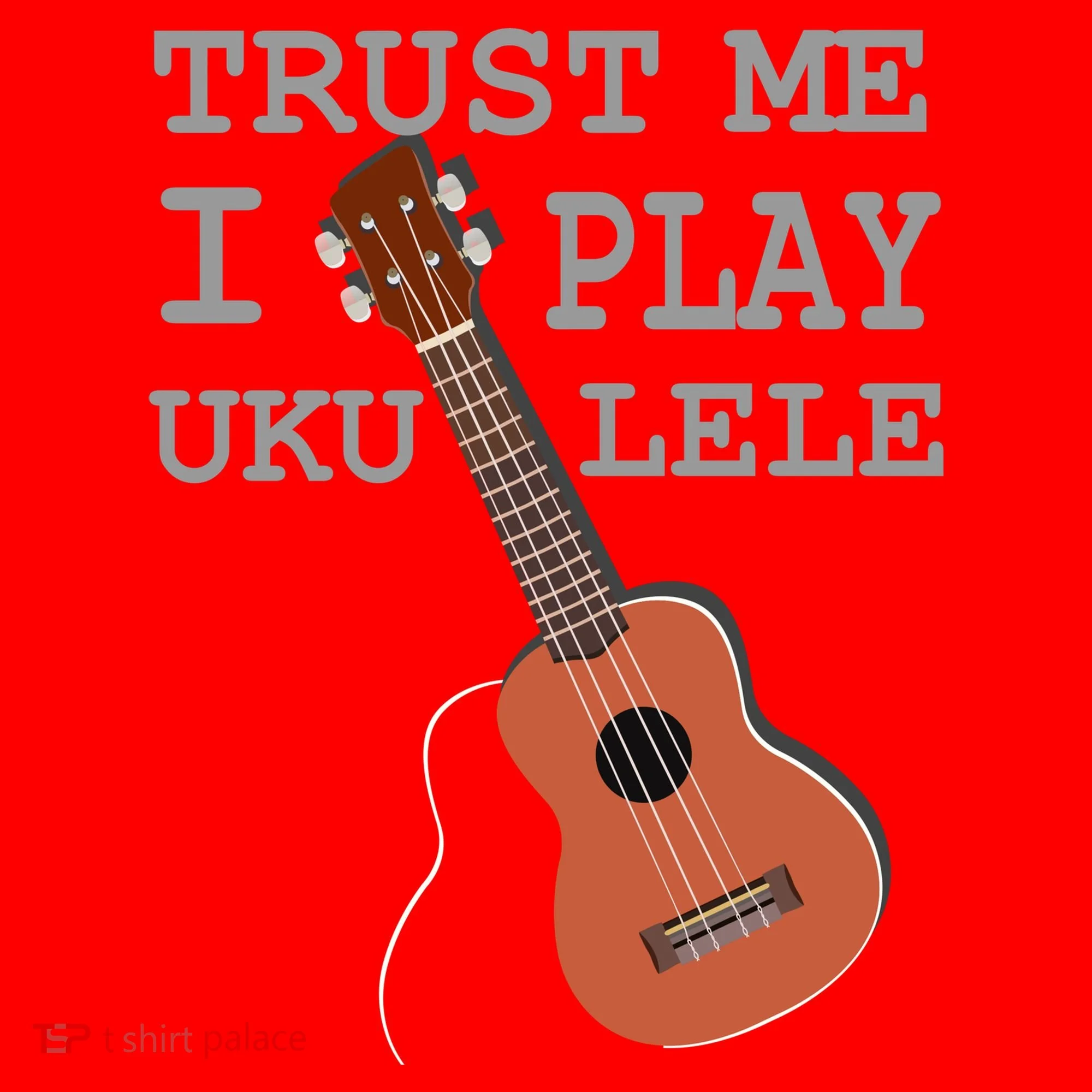Trust Me I Play Ukulele Santa Hat