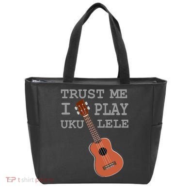 Trust Me I Play Ukulele Funny Music Tote Bag
