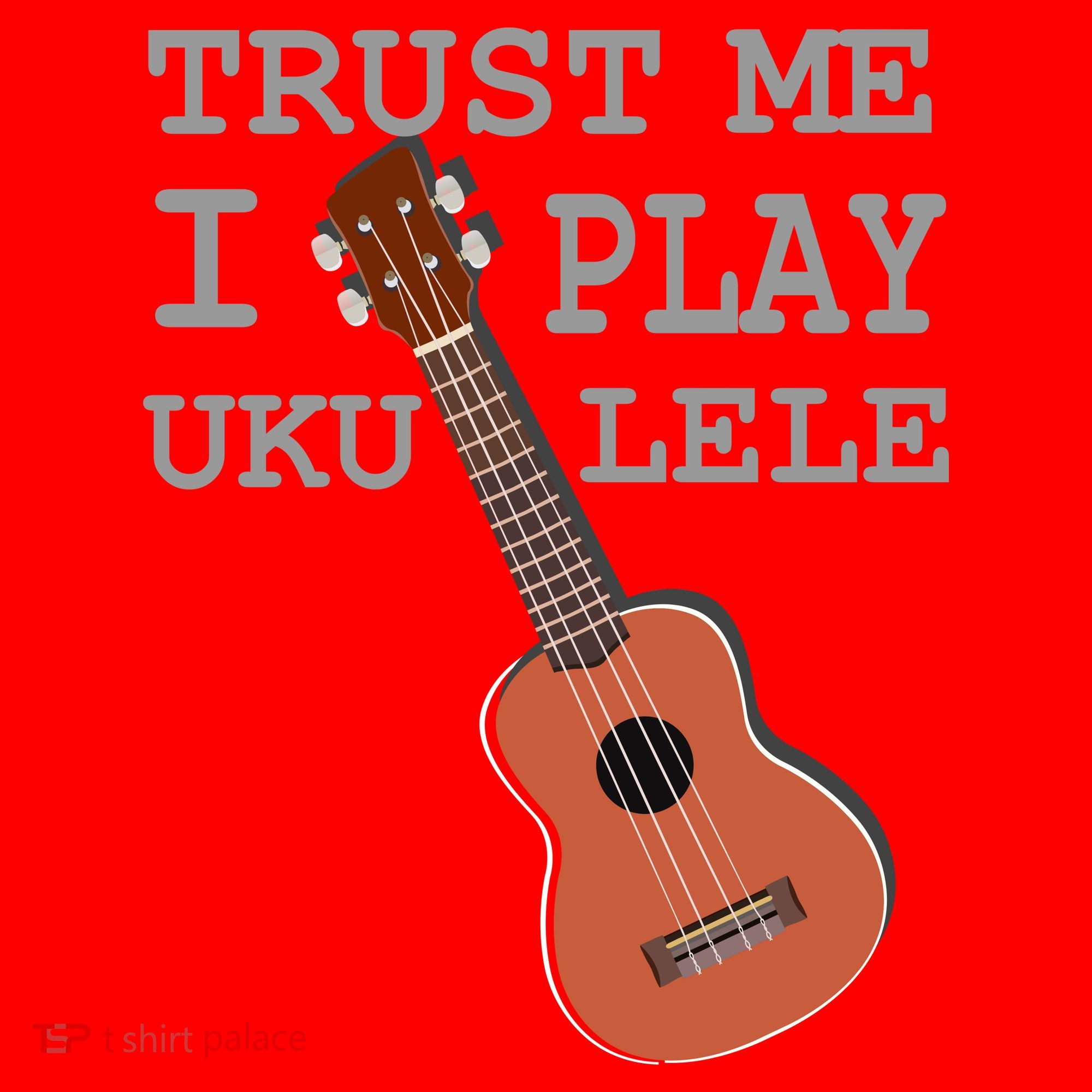 Trust Me I Play Ukulele Funny Music Santa Hat