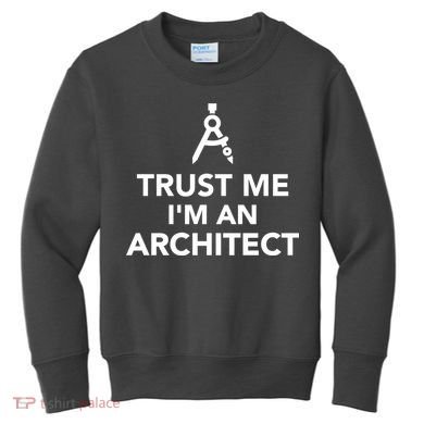 Trust Me I'm A Architect Kids Sweatshirt