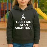 Trust Me I'm A Architect Kids Hoodie thumb 3