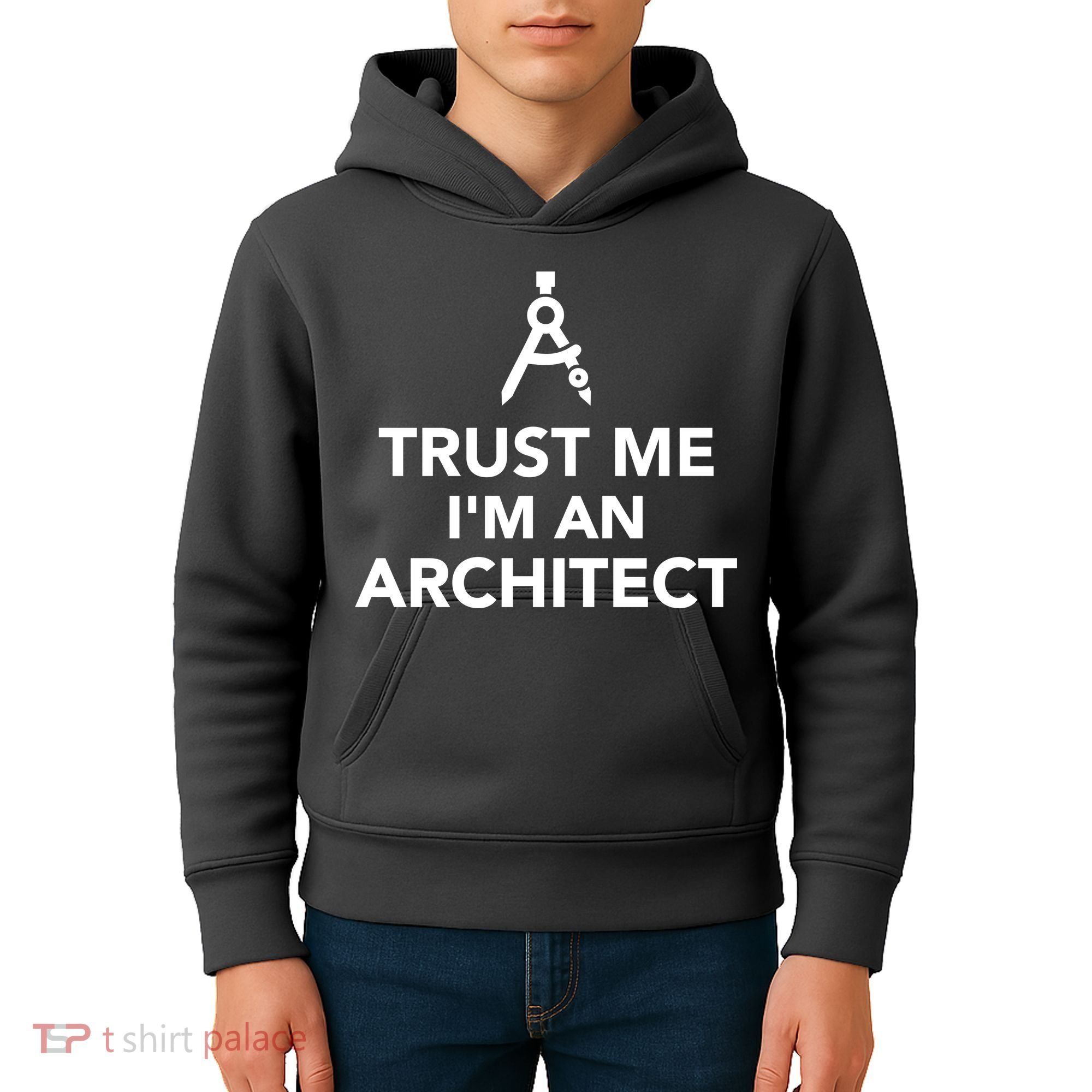 Trust Me I'm A Architect Kids Hoodie
