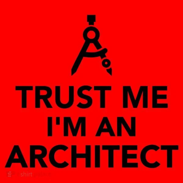 Trust Me I'm A Architect Santa Hat