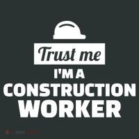 Trust Me I'm A Construction Worker Kids Long Sleeve Shirt thumb 2