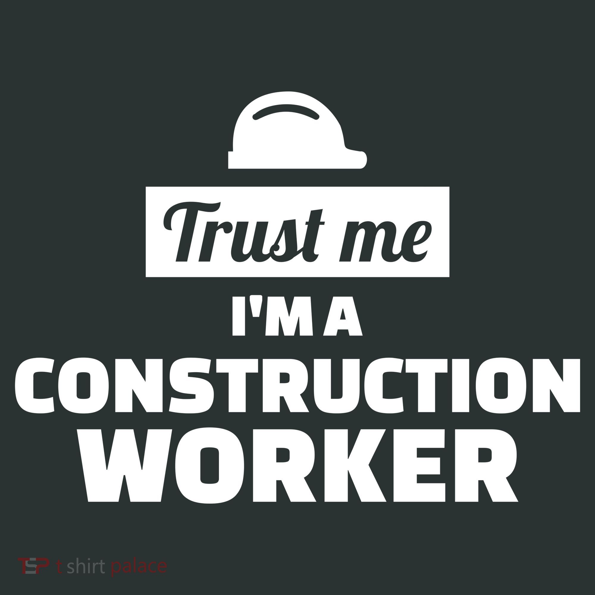 Trust Me I'm A Construction Worker Kids Long Sleeve Shirt