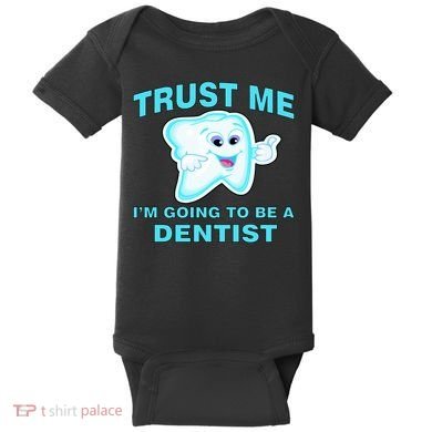 Trust Me I'm A Dentist Baby Bodysuit