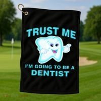 Trust Me I'm A Dentist Golf Towel thumb 1