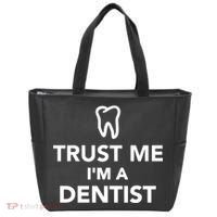 Trust Me I'm A Dentist Funny Tote Bag thumb 0