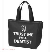 Trust Me I'm A Dentist Funny Tote Bag thumb 3