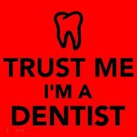 Trust Me I'm A Dentist Funny Santa Hat thumb 1