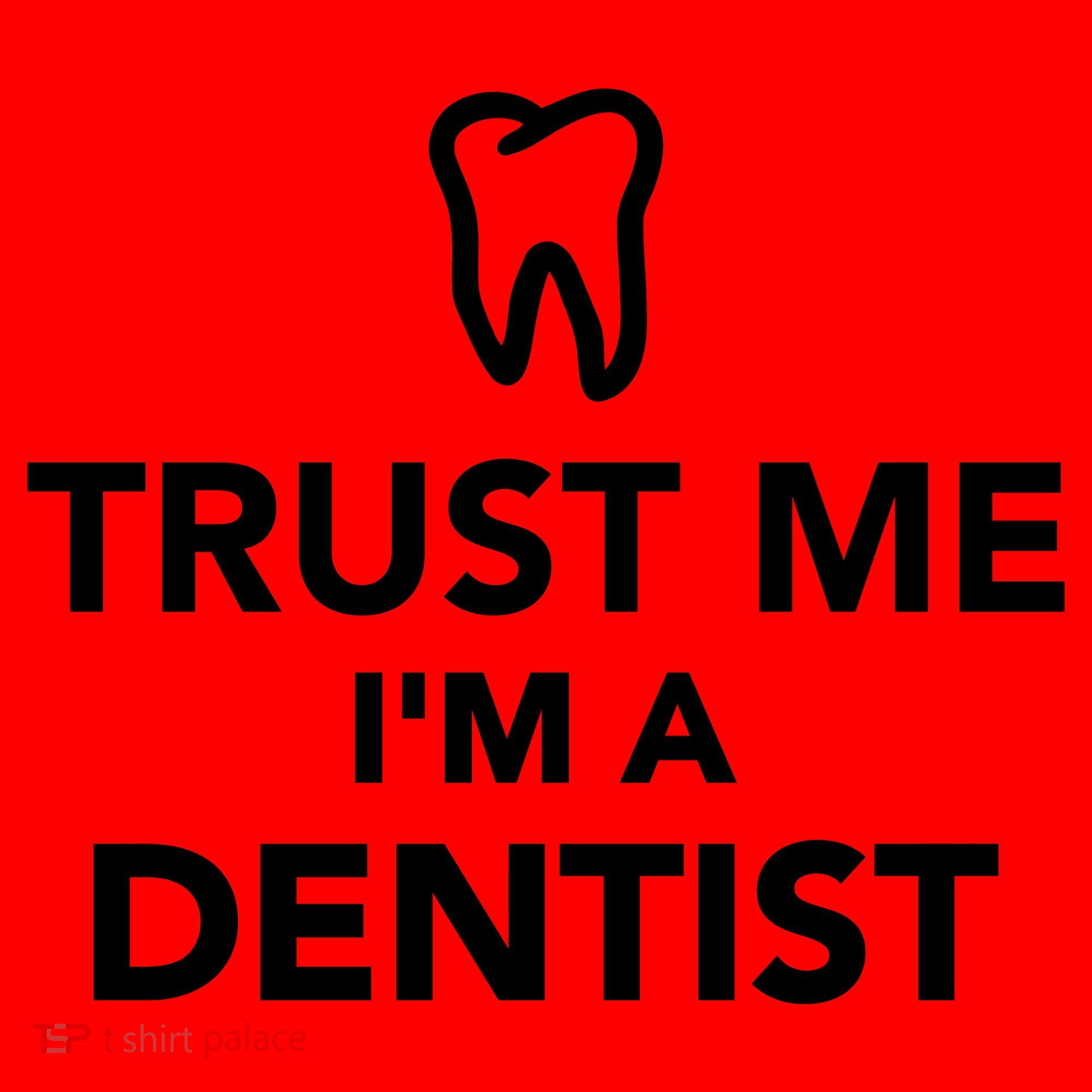 Trust Me I'm A Dentist Funny Santa Hat