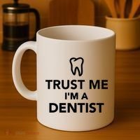 Trust Me I'm A Dentist Funny Coffee Mug thumb 4