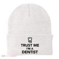 Trust Me I'm A Dentist Funny Beanie thumb 0