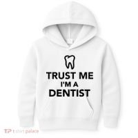 Trust Me I'm A Dentist Funny Kids Hoodie thumb 0
