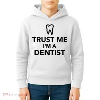 Trust Me I'm A Dentist Funny Kids Hoodie thumb 4