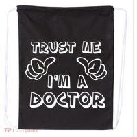 Trust Me I'm A Doctor Drawstring Bag thumb 0
