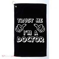 Trust Me I'm A Doctor Golf Towel thumb 0