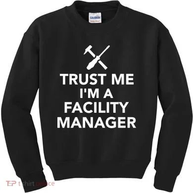 Trust Me I'm A Facility Manager Kids Sweatshirt