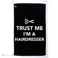 Trust Me I'm A Hairdresser Golf Towel thumb 0