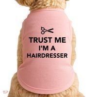 Trust Me I'm A Hairdresser Doggie Tank thumb 0