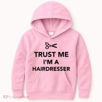Trust Me I'm A Hairdresser Kids Hoodie thumb 0
