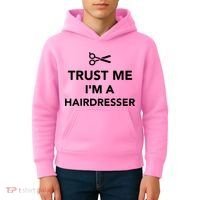 Trust Me I'm A Hairdresser Kids Hoodie thumb 4