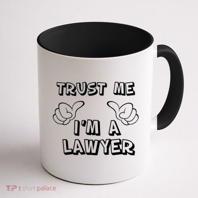 Trust Me I'm A Lawyer Coffee Mug back