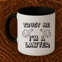 Trust Me I'm A Lawyer Coffee Mug thumb 2