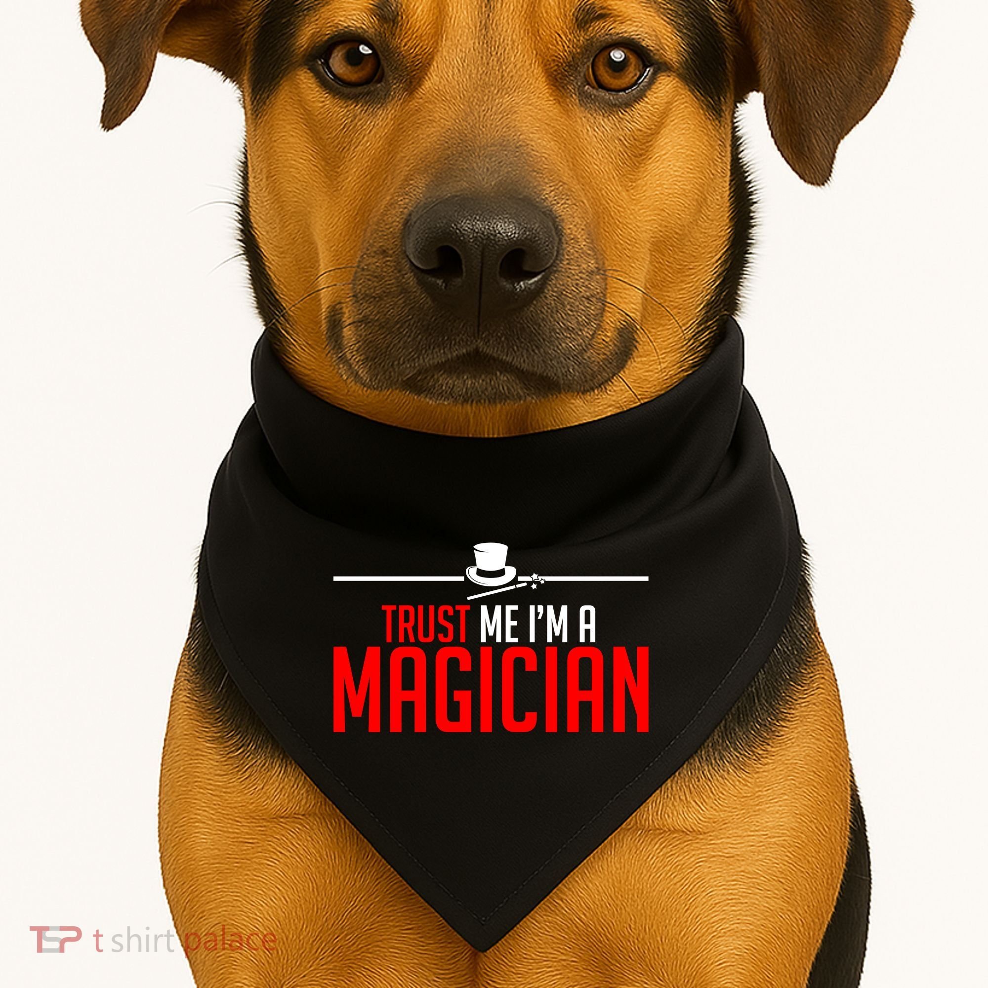 Trust Me I'm A Magician USA-Made Doggie Bandana