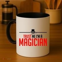 Trust Me I'm A Magician Coffee Mug thumb 4