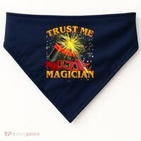 Trust Me I'm A Magician Funny USA-Made Doggie Bandana thumb 0