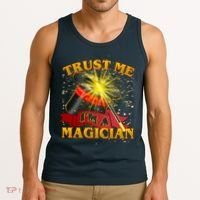 Trust Me I'm A Magician Funny Tank Top thumb 3