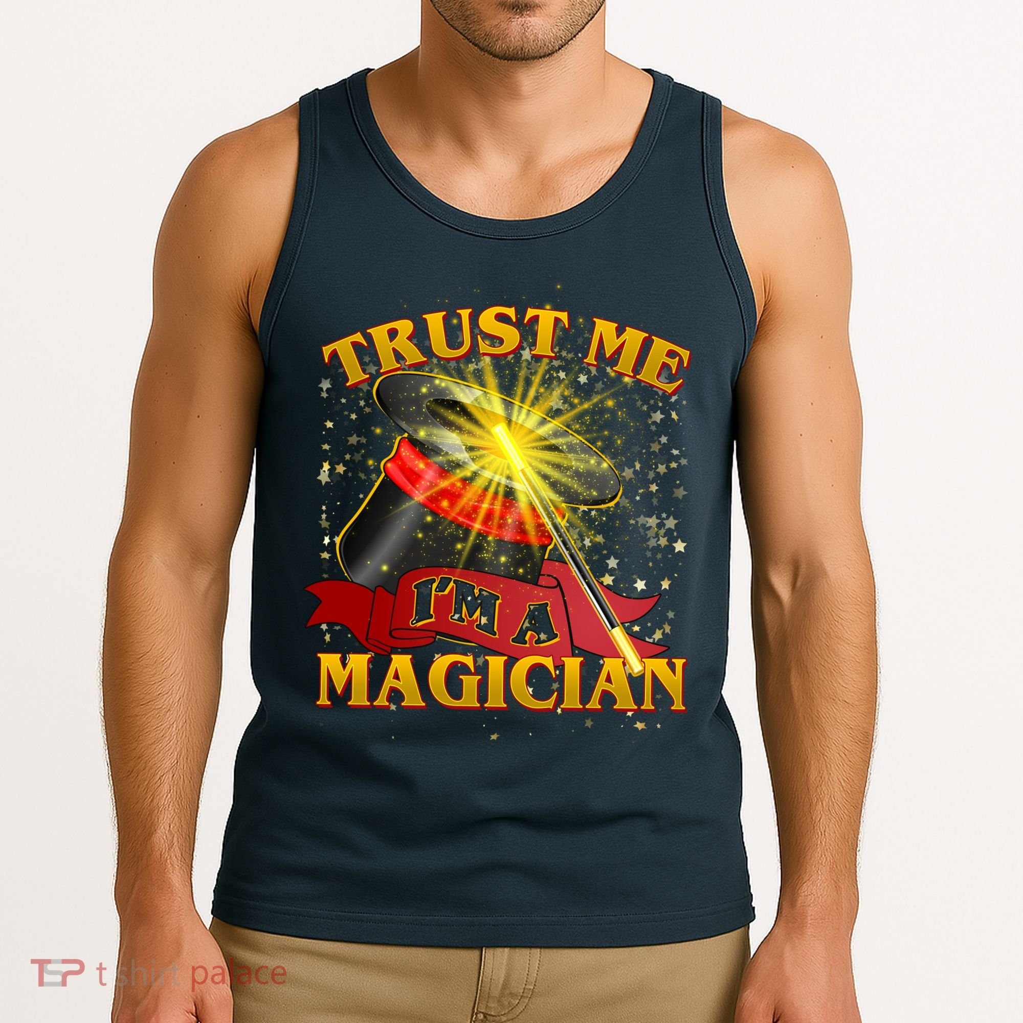Trust Me I'm A Magician Funny Tank Top