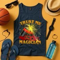 Trust Me I'm A Magician Funny Tank Top thumb 4