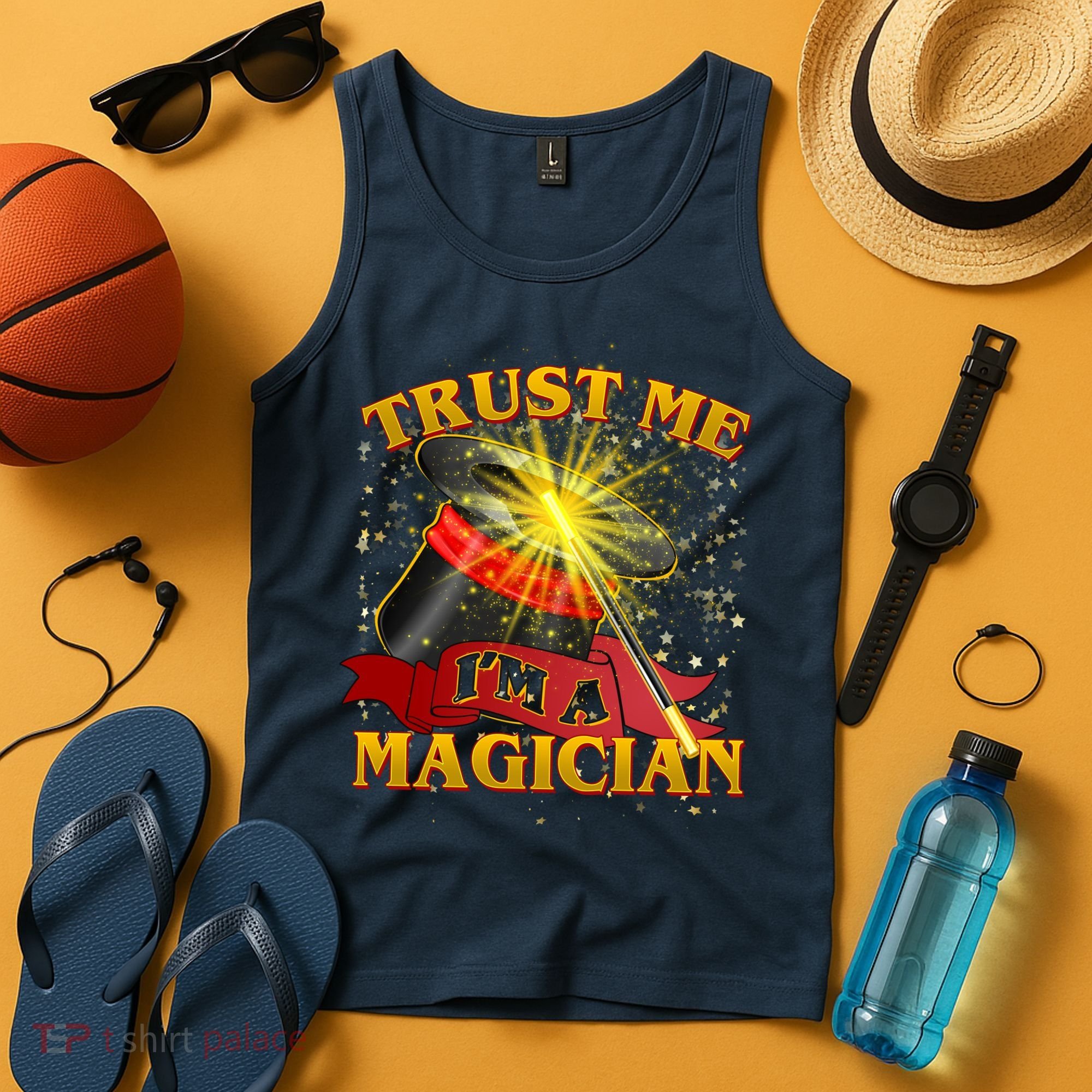 Trust Me I'm A Magician Funny Tank Top