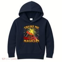 Trust Me I'm A Magician Funny Kids Hoodie thumb 0