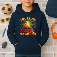 Trust Me I'm A Magician Funny Kids Hoodie thumb 2