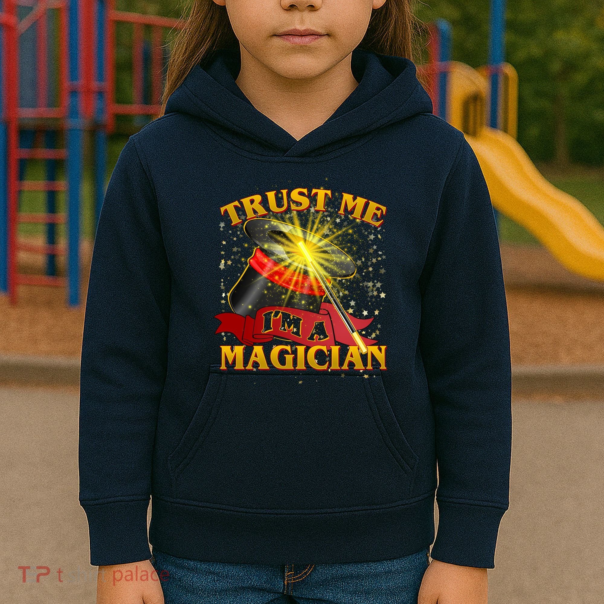 Trust Me I'm A Magician Funny Kids Hoodie