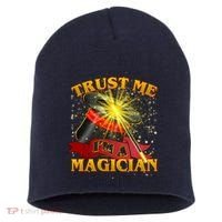 Trust Me I'm A Magician Funny Short Acrylic Beanie thumb 0