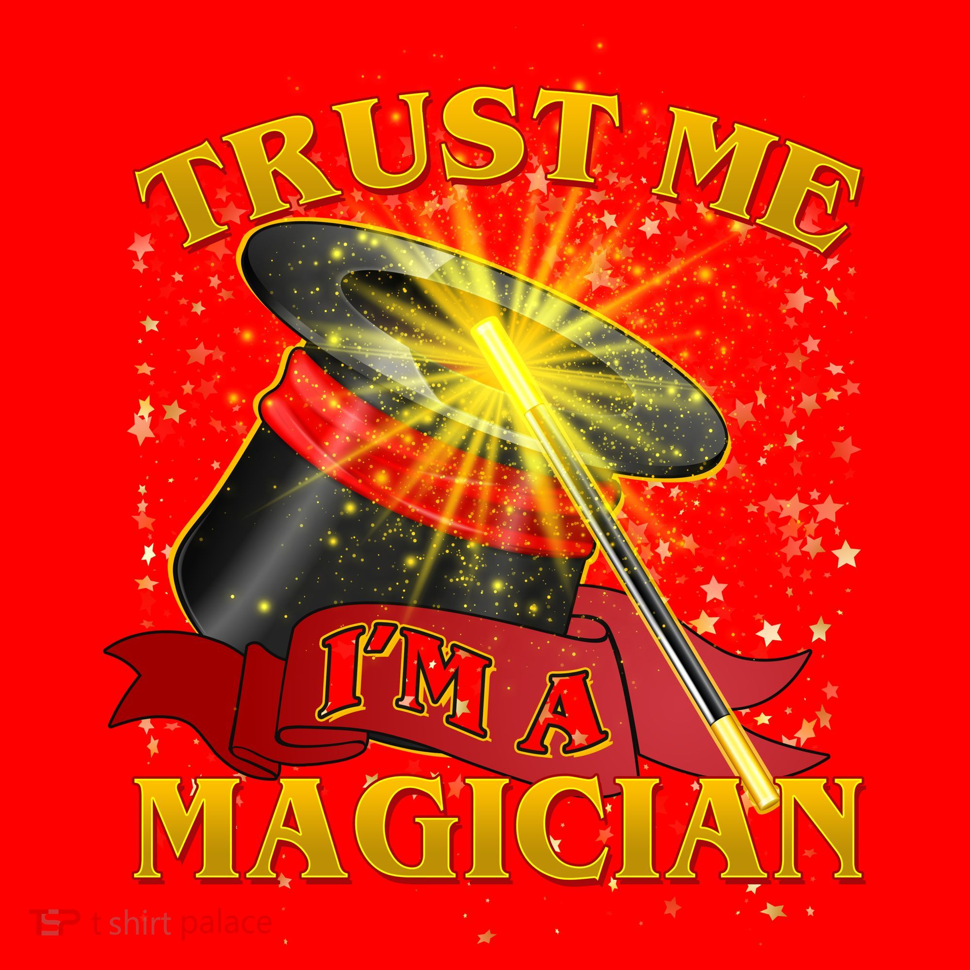Trust Me I'm A Magician Funny Santa Hat