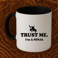 Trust Me I'm A Ninja Coffee Mug thumb 2