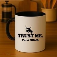 Trust Me I'm A Ninja Coffee Mug thumb 4