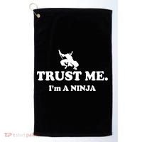 Trust Me I'm A Ninja Golf Towel thumb 0