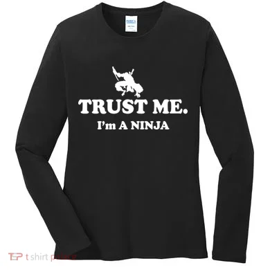 Trust Me I'm A Ninja Women's Long Sleeve Shirt
