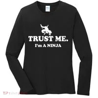 Trust Me I'm A Ninja Women's Long Sleeve Shirt thumb 0