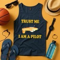 Trust Me I'm A Pilot Tank Top thumb 4