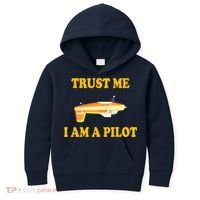 Trust Me I'm A Pilot Kids Hoodie thumb 0